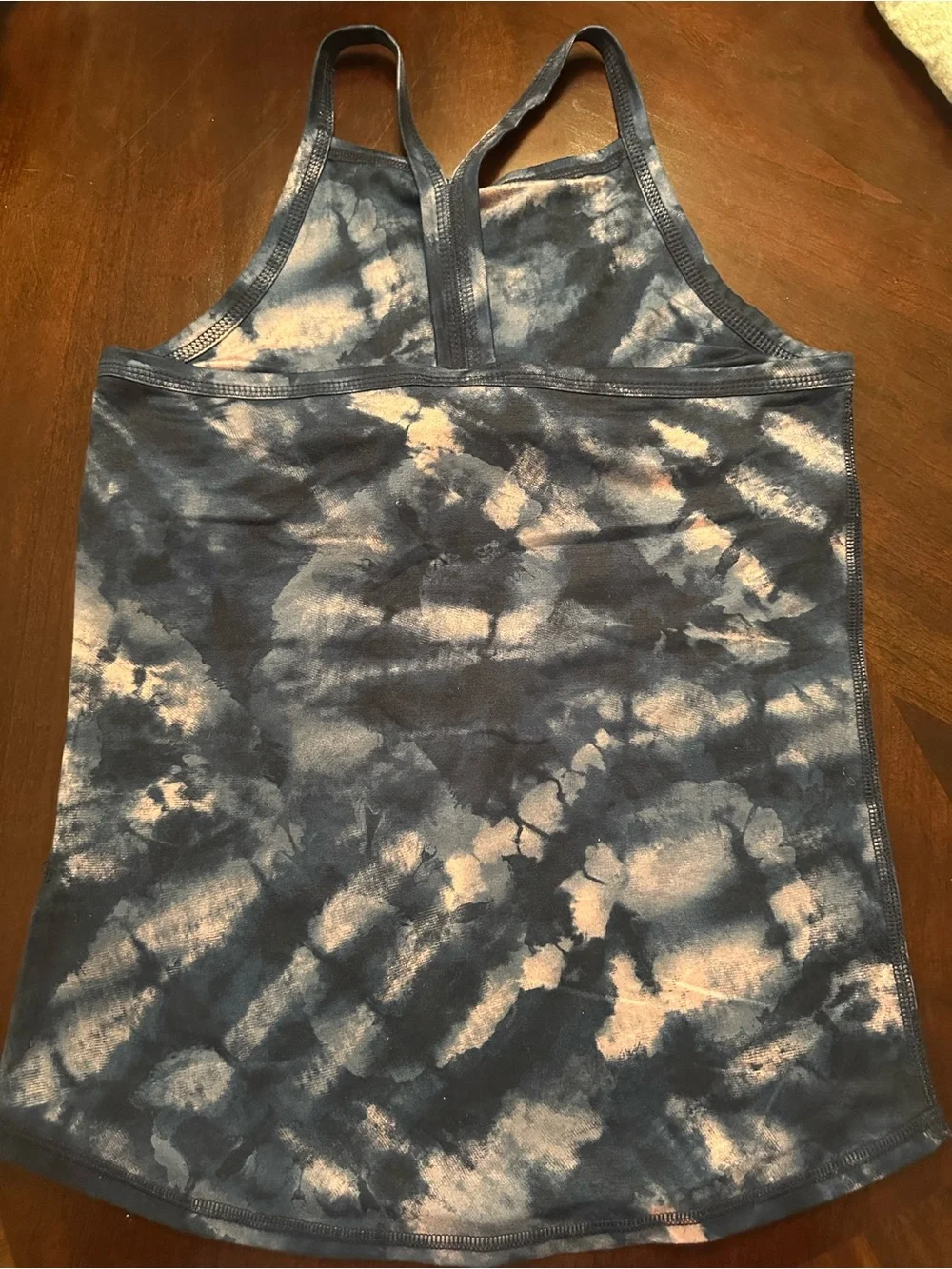 abercrombie kids Navy Blue and White Tie-Dye Sleep Tank & Shorts Set